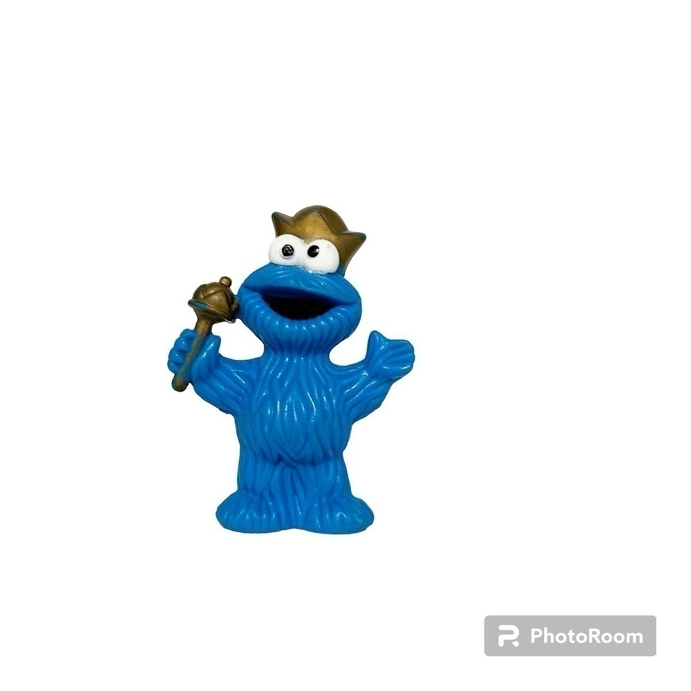 2.5 inch Cookie Monster Figure tyco Sesame Street vintage